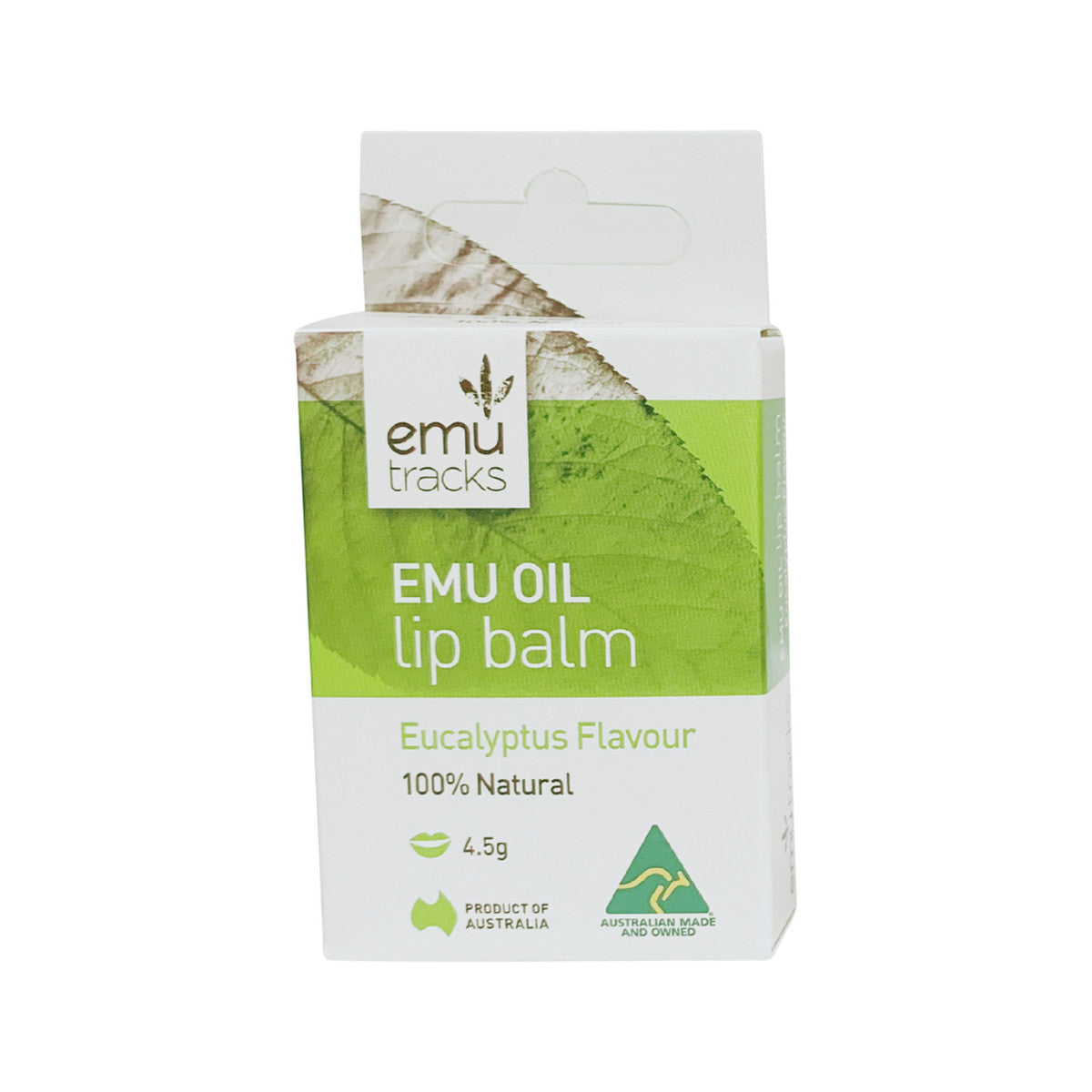 Emu Tracks Emu Oil Lip Balm Eucalyptus 4.5g - Cutprice Online