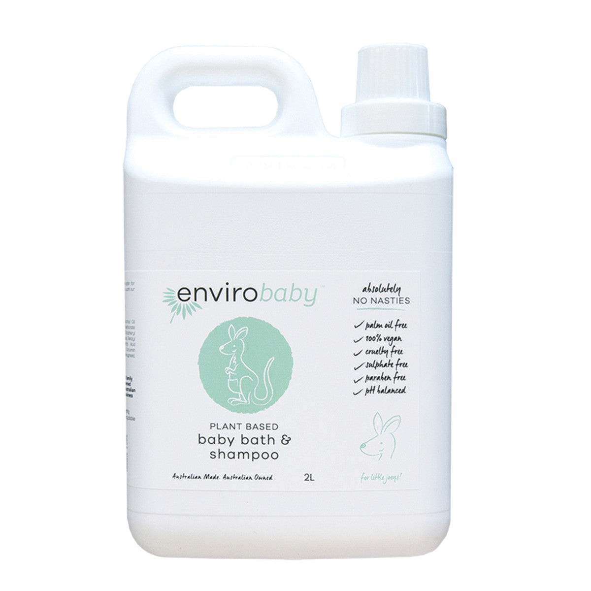 EnviroBaby Plant Based Baby Bath & Shampoo 2L - Cutprice Online