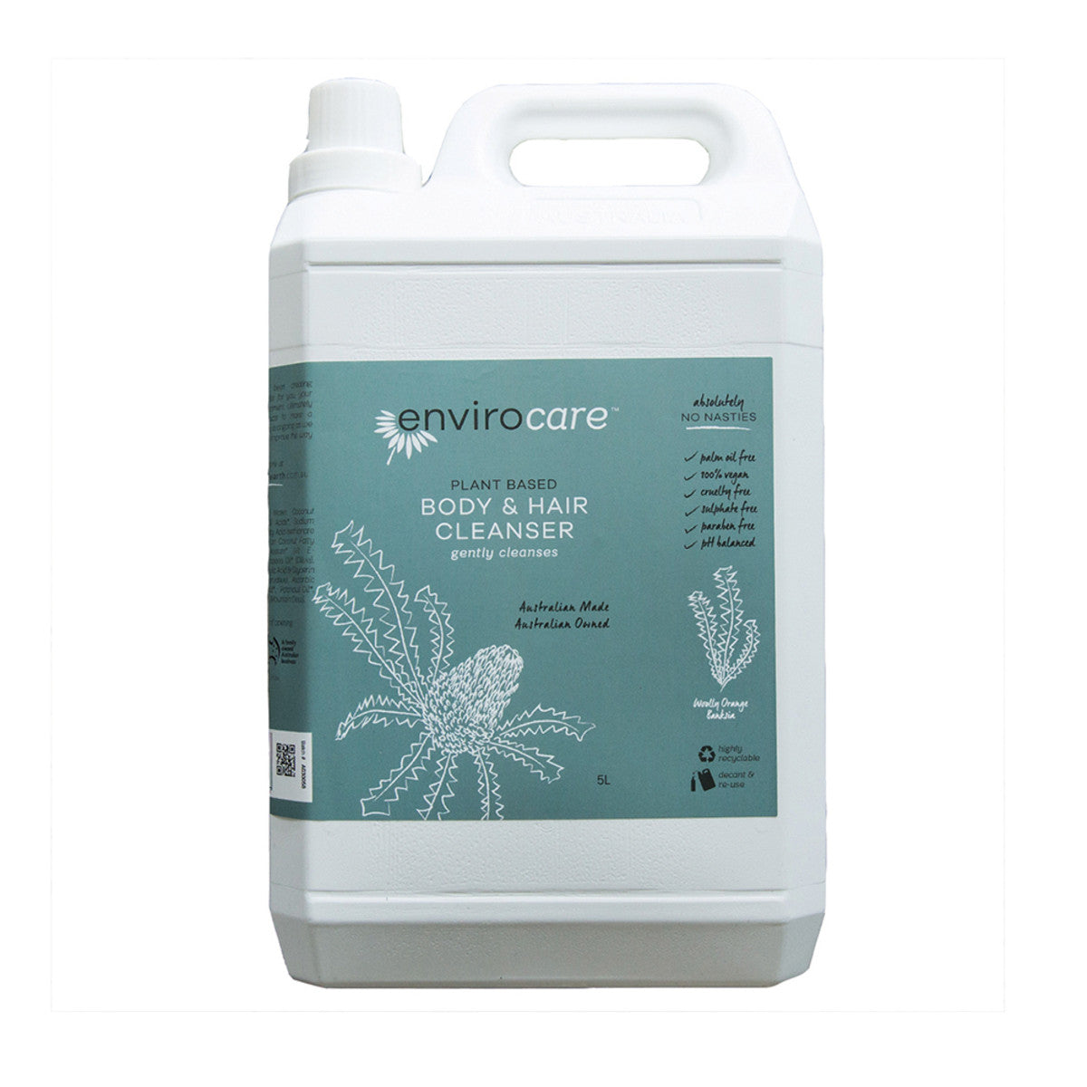 EnviroCare Plant Based Body & Hair Cleanser 5L - Cutprice Online
