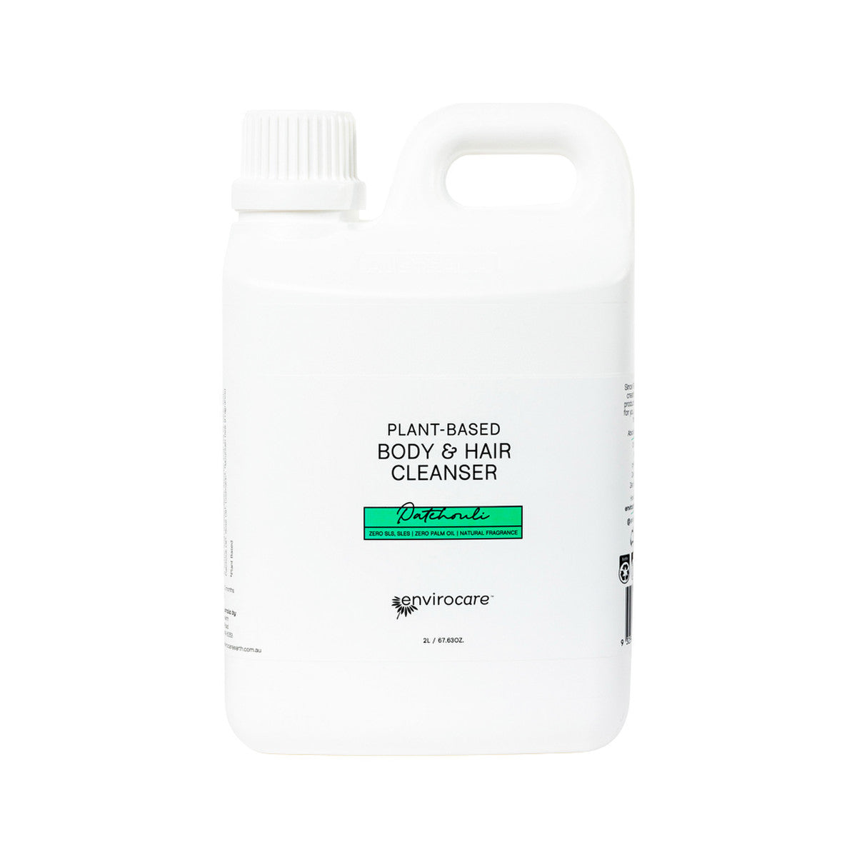 EnviroCare Plant-Based Body & Hair Cleanser Patchouli 2L - Cutprice Online