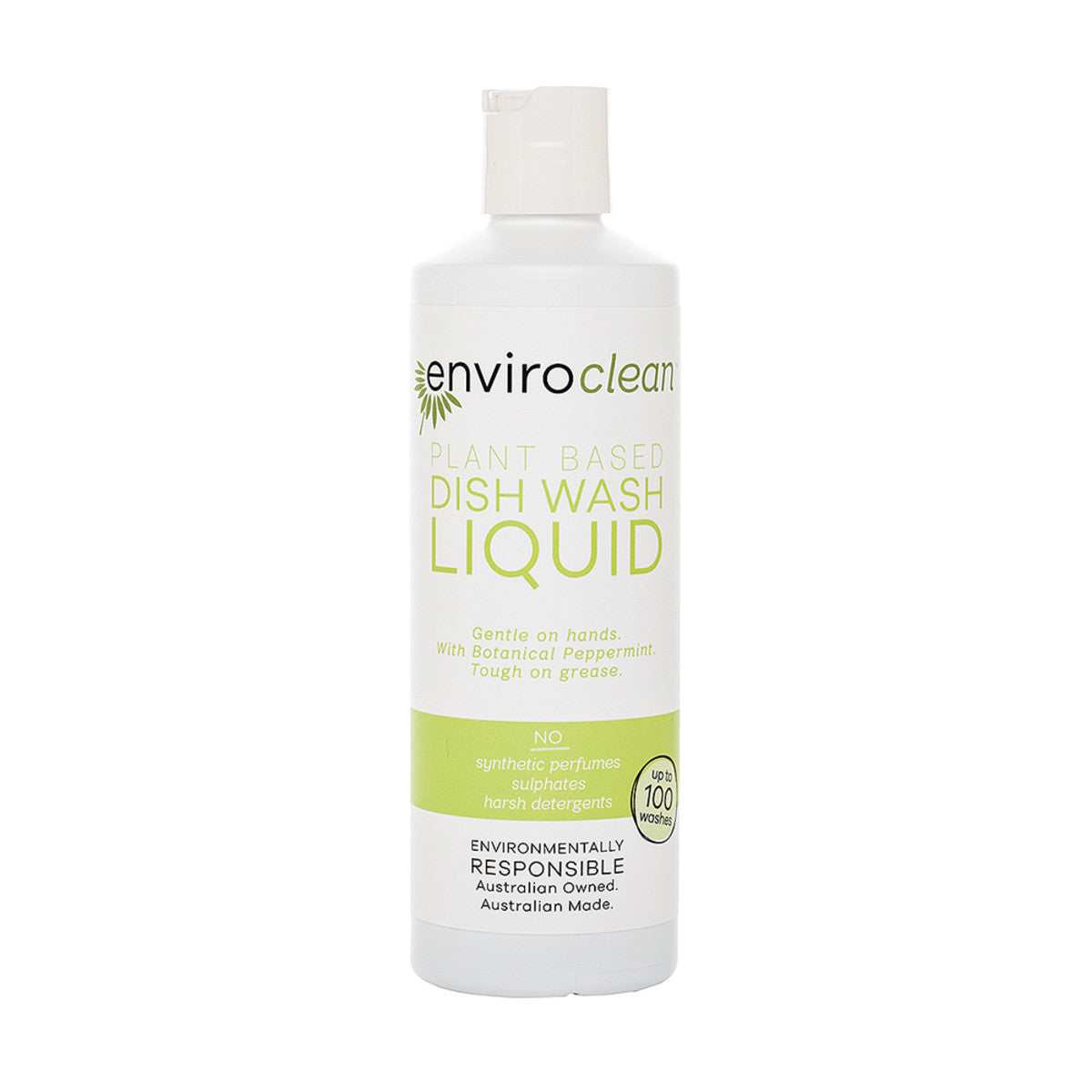 EnviroClean Plant Based Dish Wash Liquid (botanical peppermint) Liquid 500ml - Cutprice Online