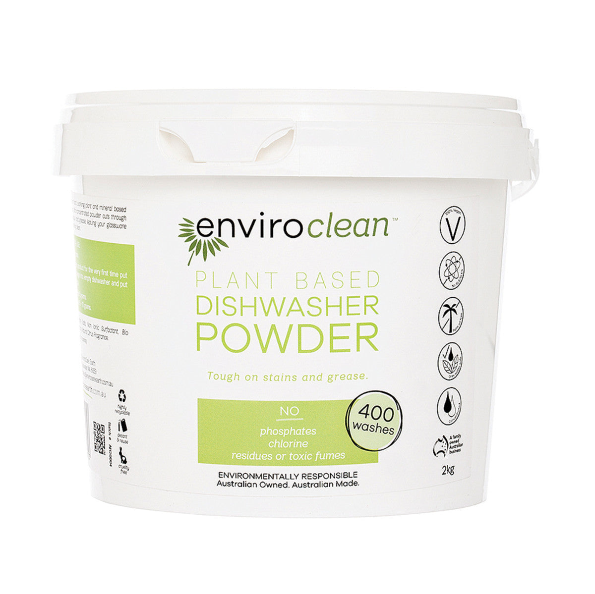 EnviroClean Plant Based Dishwasher Powder 2kg - Cutprice Online