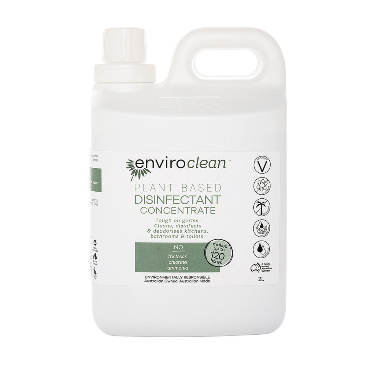 EnviroClean Plant Based Disinfectant Concentrate 2L - Cutprice Online