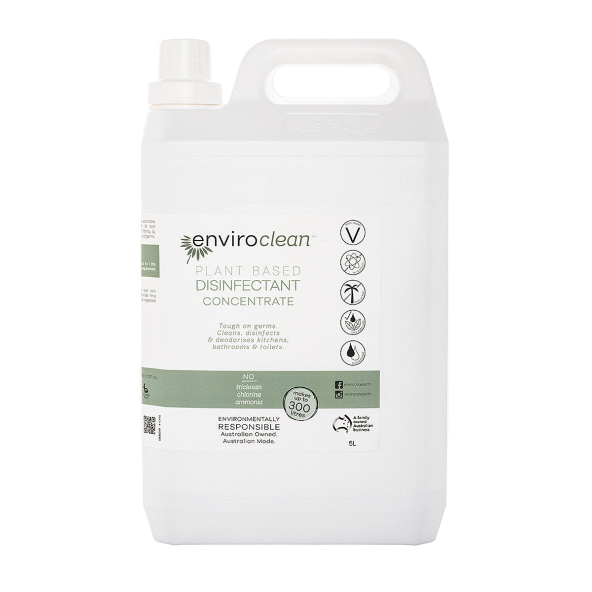 EnviroClean Plant Based Disinfectant Concentrate 5L - Cutprice Online