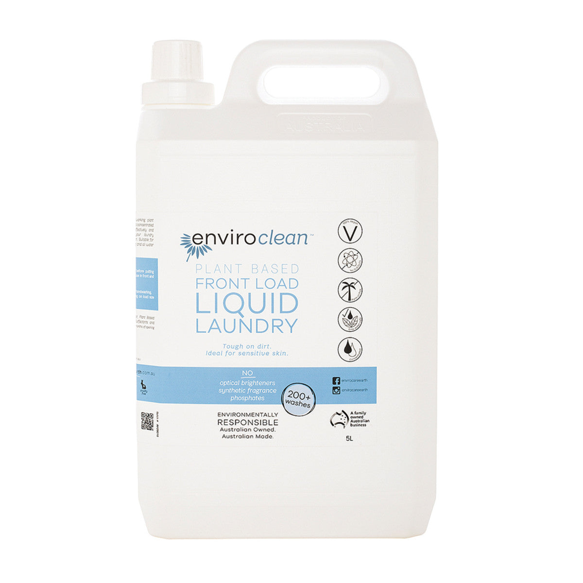 EnviroClean Plant Based Liquid Laundry Front Load 5L - Cutprice Online