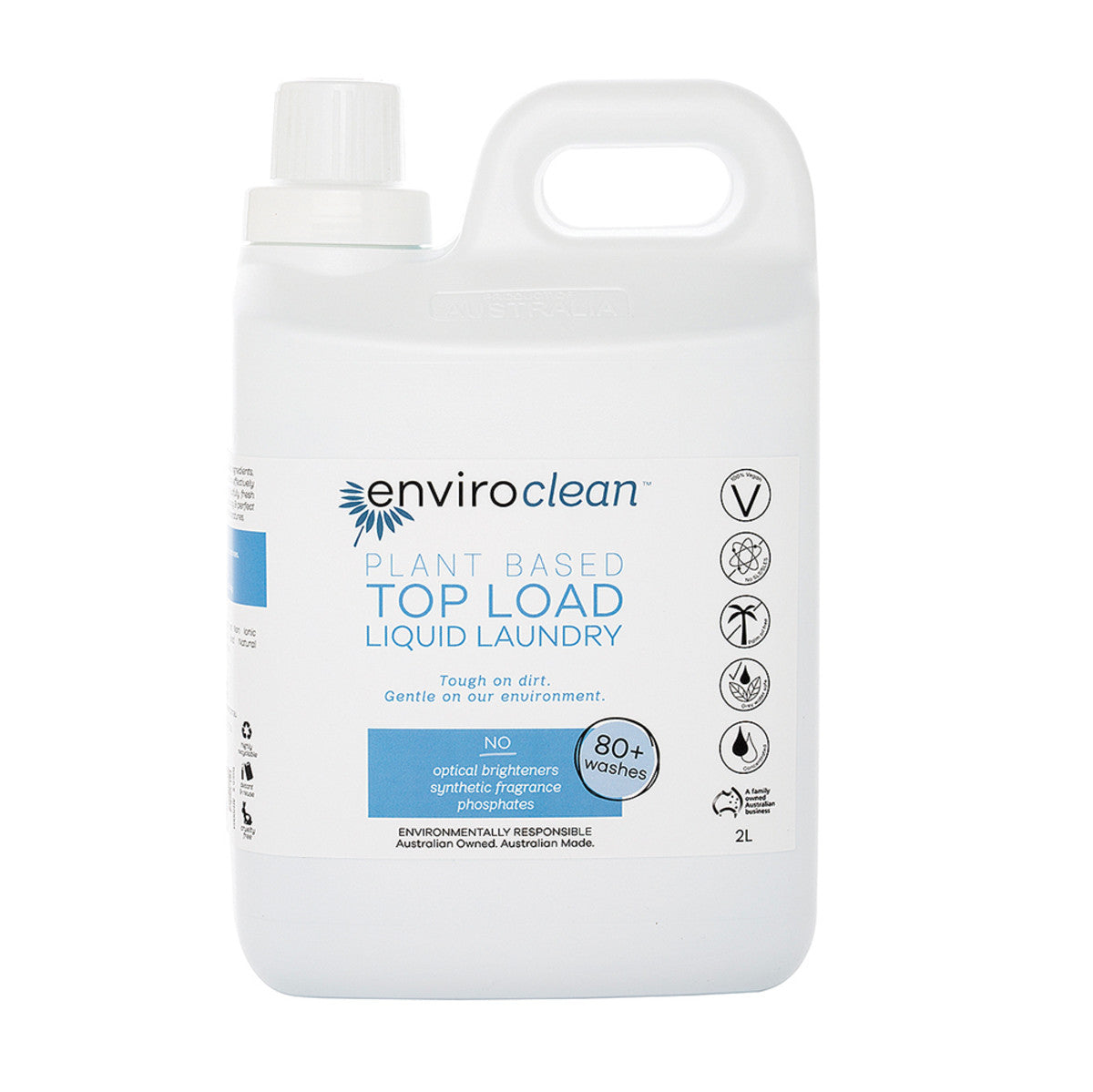 EnviroClean Plant Based Liquid Laundry Top Load 2L - Cutprice Online