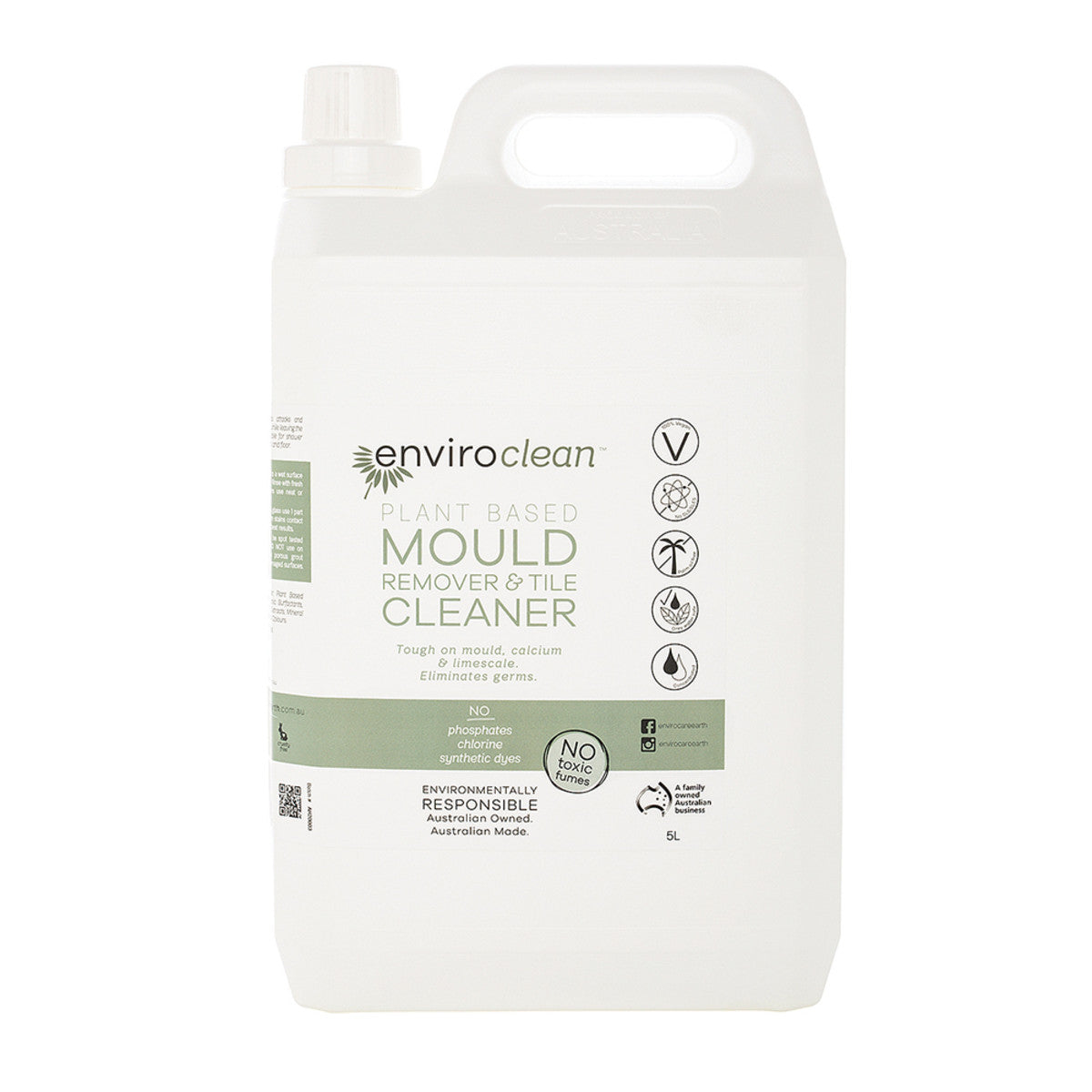 EnviroClean Plant Based Mould Remover & Tile Cleaner 5L - Cutprice Online