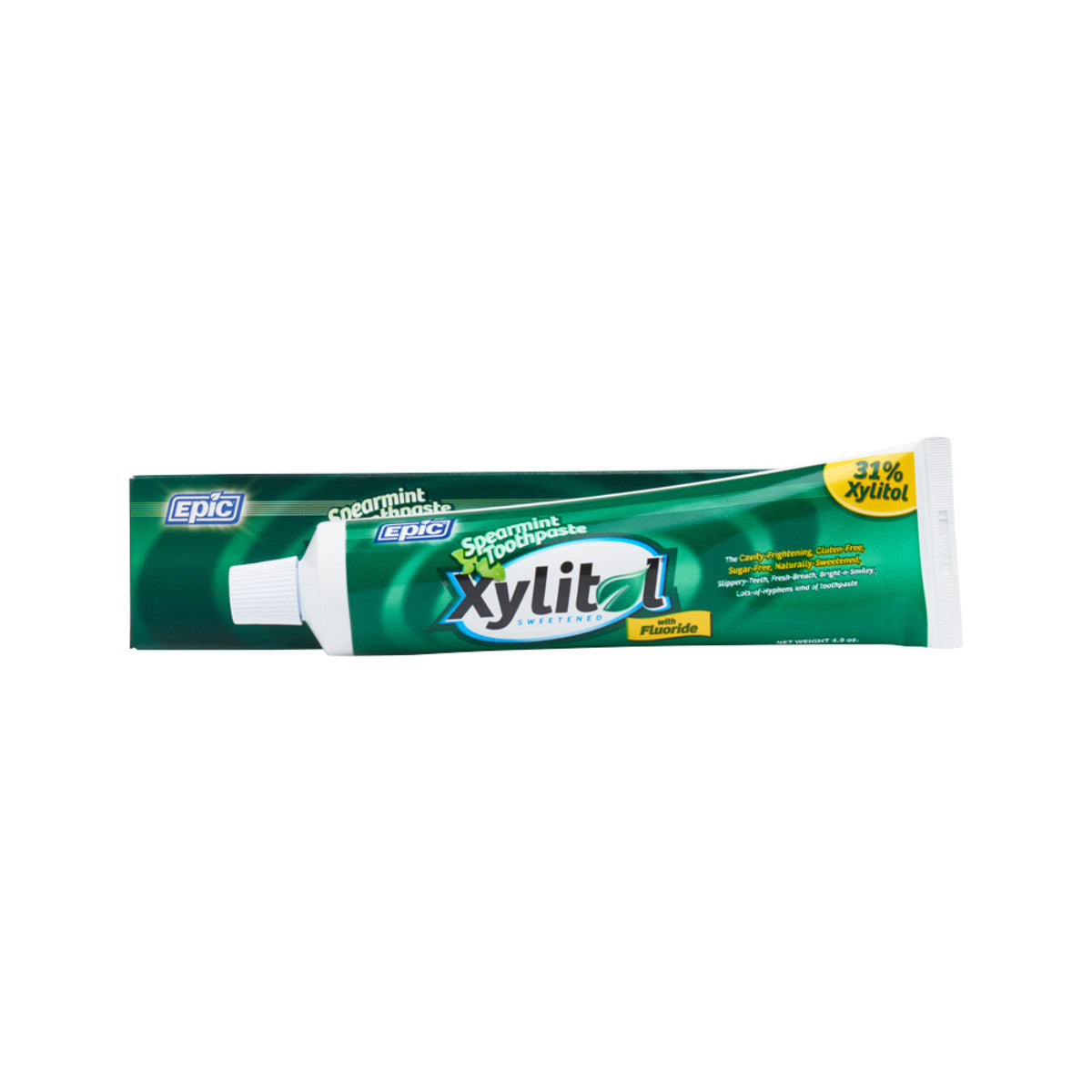 Epic Spearmint Toothpaste with Xylitol (with Fluoride) 4.9oz - Cutprice Online