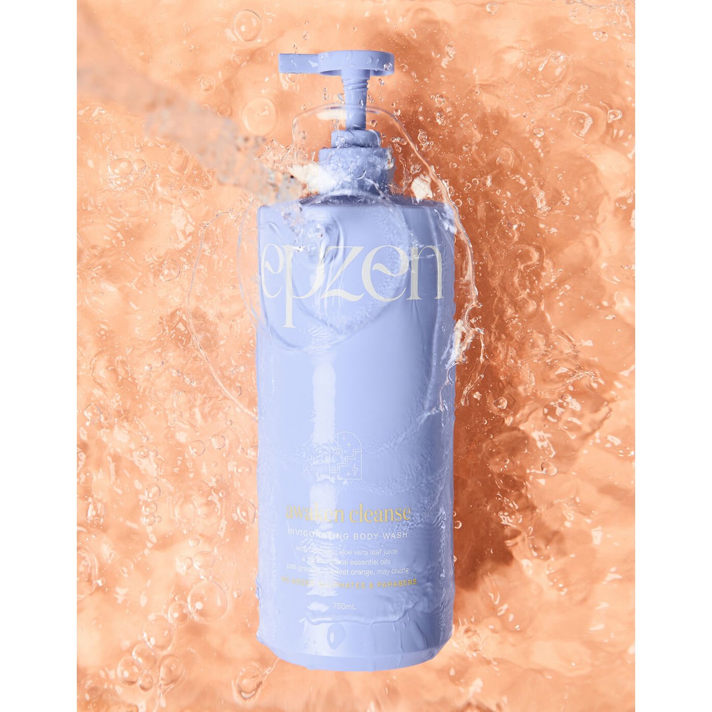 Epzen Body Wash Invigorating Awaken Cleanse 750ml EPZEN