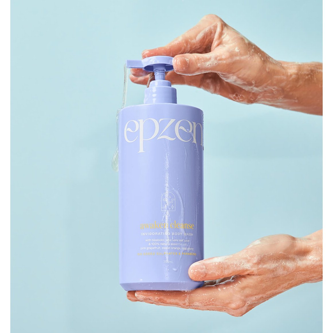 Epzen Body Wash Invigorating Awaken Cleanse 750ml EPZEN
