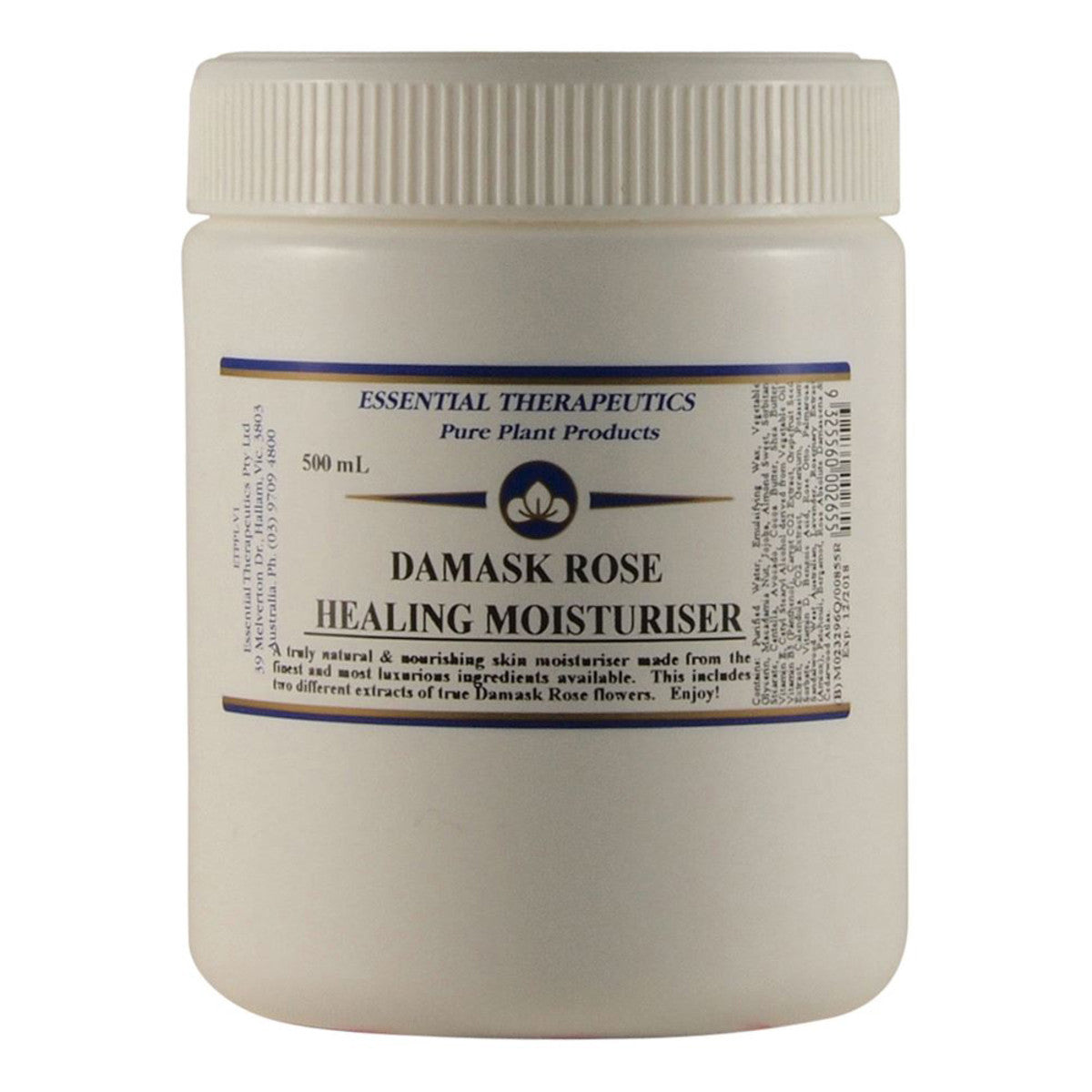 Essential Therapeutics Damask Rose Healing Moisturiser 500ml - Cutprice Online