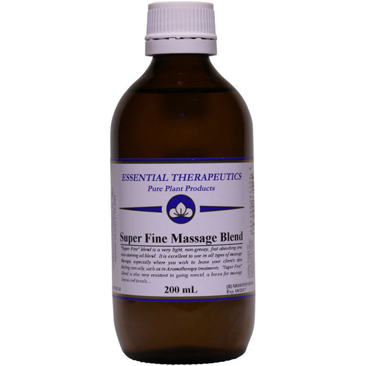 Essential Therapeutics Massage Oil Blend Super Fine 200ml ESSENTIAL THERAPEUTICS