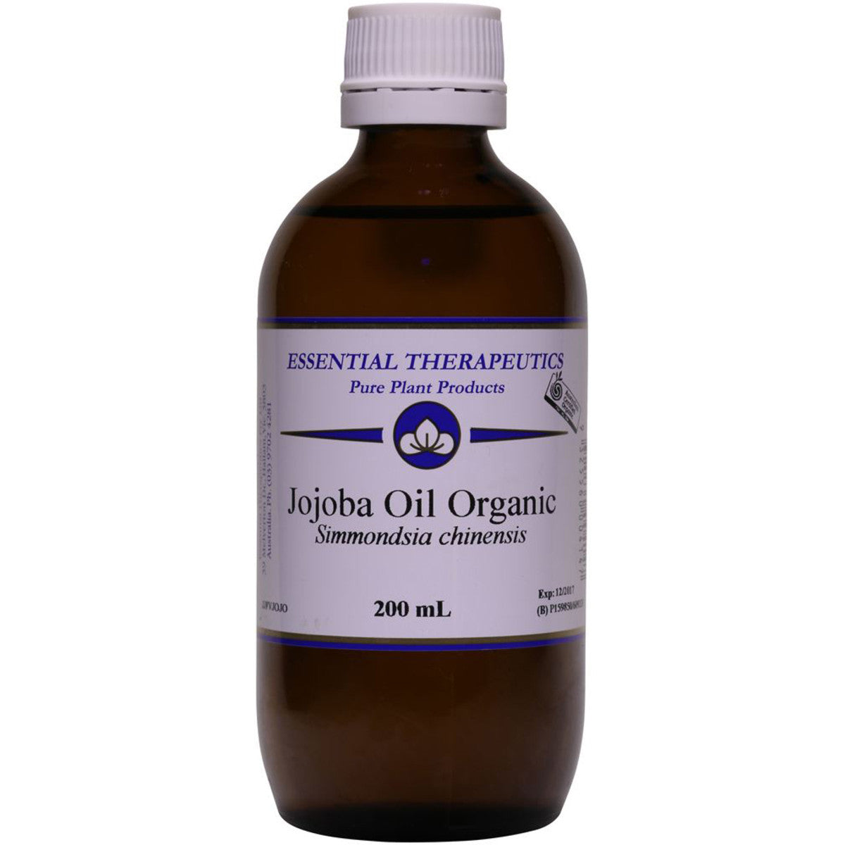 Essential Therapeutics Vegetable Oil Organic Jojoba 200ml - Cutprice Online
