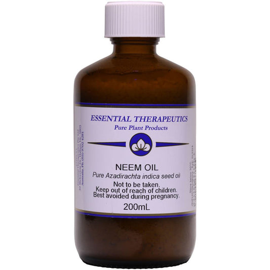 Essential Therapeutics Vegetable Oil Neem 200ml - Cutprice Online