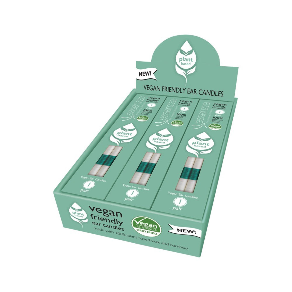 Essenzza Vegan Friendly Ear Candles 1 Pair(Pack of 12) - Cutprice Online