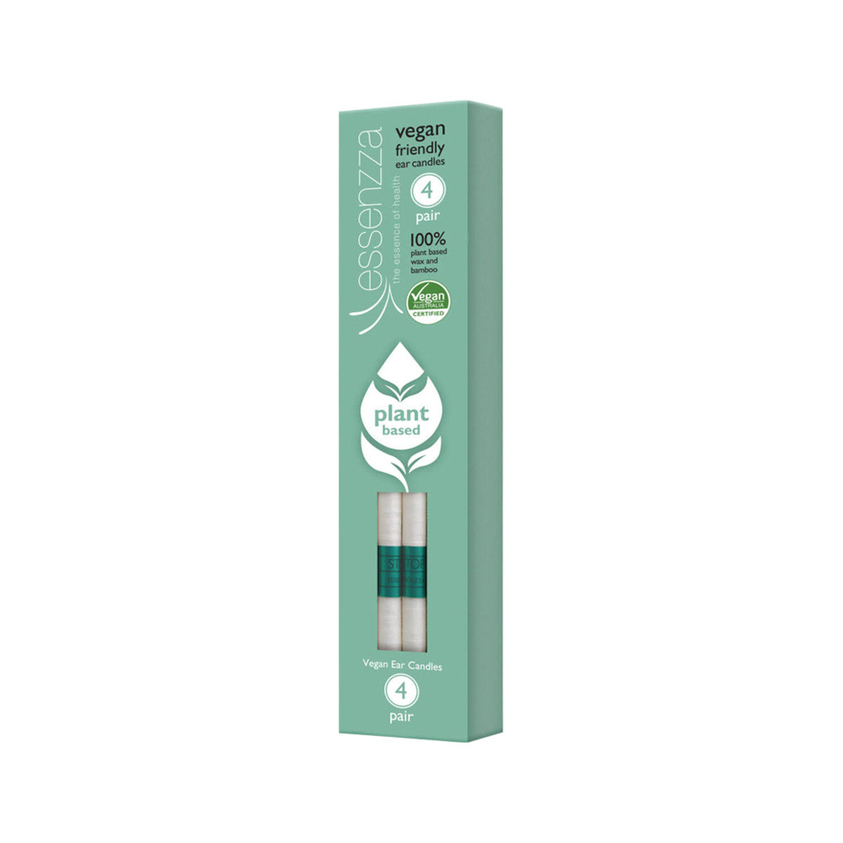Essenzza Vegan Friendly Ear Candles 4 Pairs - Cutprice Online