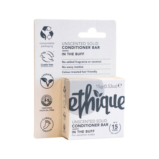 Ethique Bar Conditioner Solid In The Buff (For Sensitive Scalps) Unscented 15g - Cutprice Online