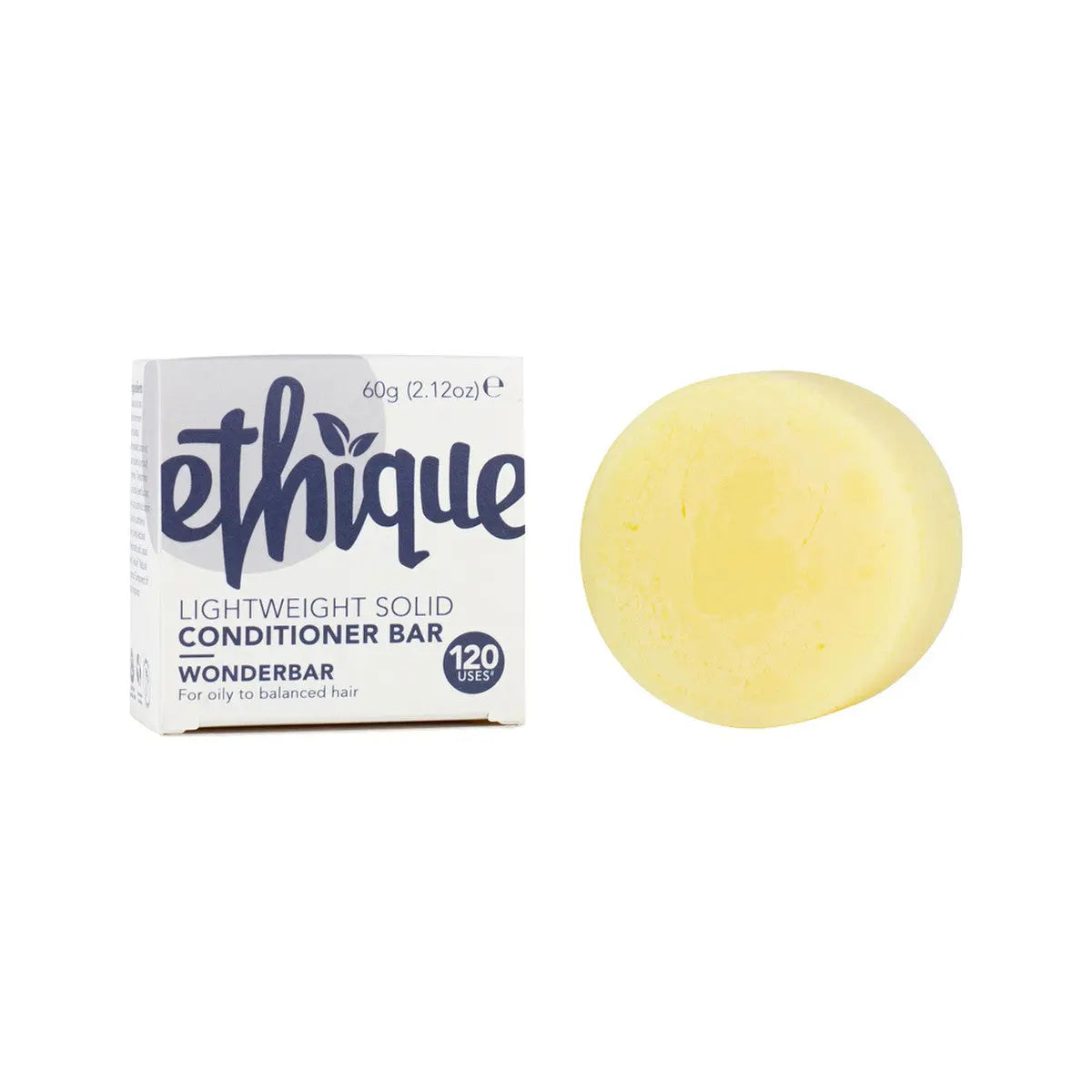ETHIQUE Solid Conditioner Bar Wonderbar - Oily Or Normal Hair 60g ETHIQUE