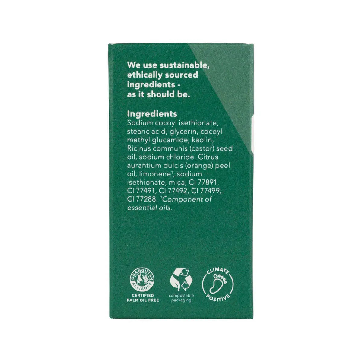ETHIQUE Solid Face Cleanser Bar Deep Green 100g ETHIQUE