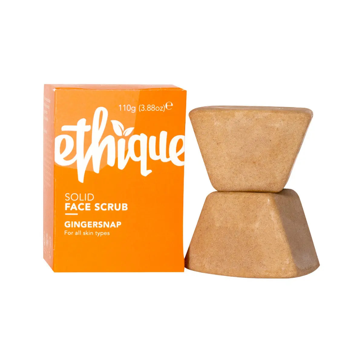 ETHIQUE Solid Face Scrub Bar Gingersnap 100g ETHIQUE
