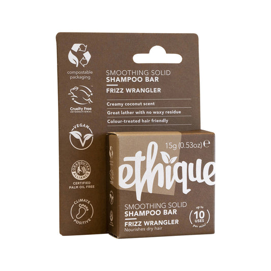 Ethique Bar Shampoo Soothing Solid Frizz Wrangler (Nourishes Dry Hair) 15g - Cutprice Online