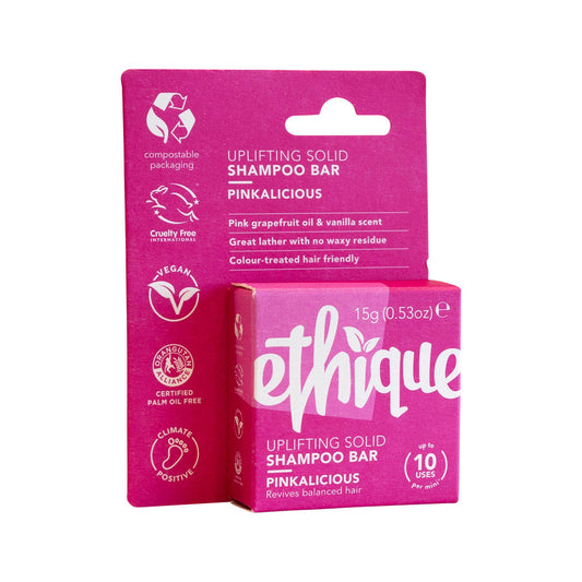 Ethique Bar Shampoo Uplifting Solid Pinkalicious (Revives Balanced Hair) 15g - Cutprice Online