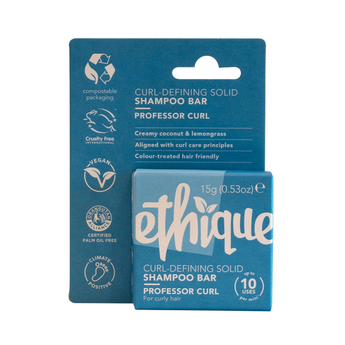 Ethique Bar Shampoo Curl-Defining Professor Curl (For Curly Hair) 15g - Cutprice Online