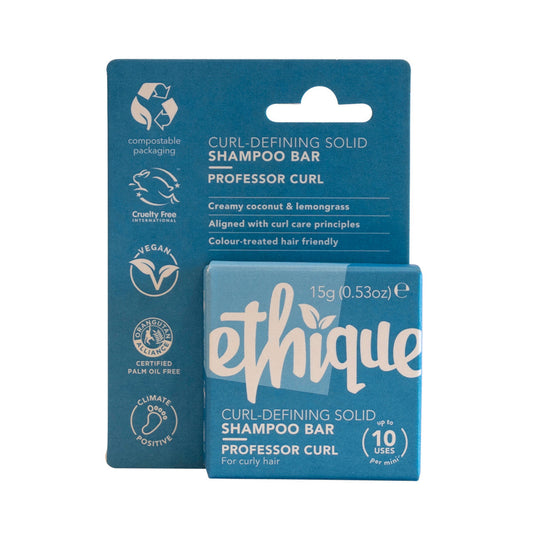 Ethique Bar Shampoo Curl-Defining Professor Curl (For Curly Hair) 15g - Cutprice Online