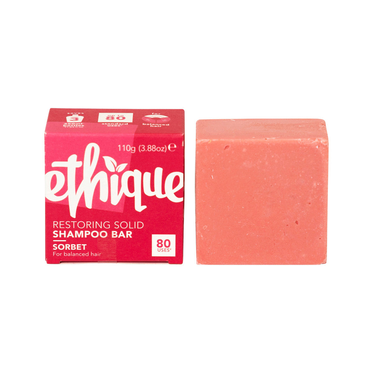 ETHIQUE Solid Shampoo Bar Sorbet Balanced Hair 110g - Cutprice Online