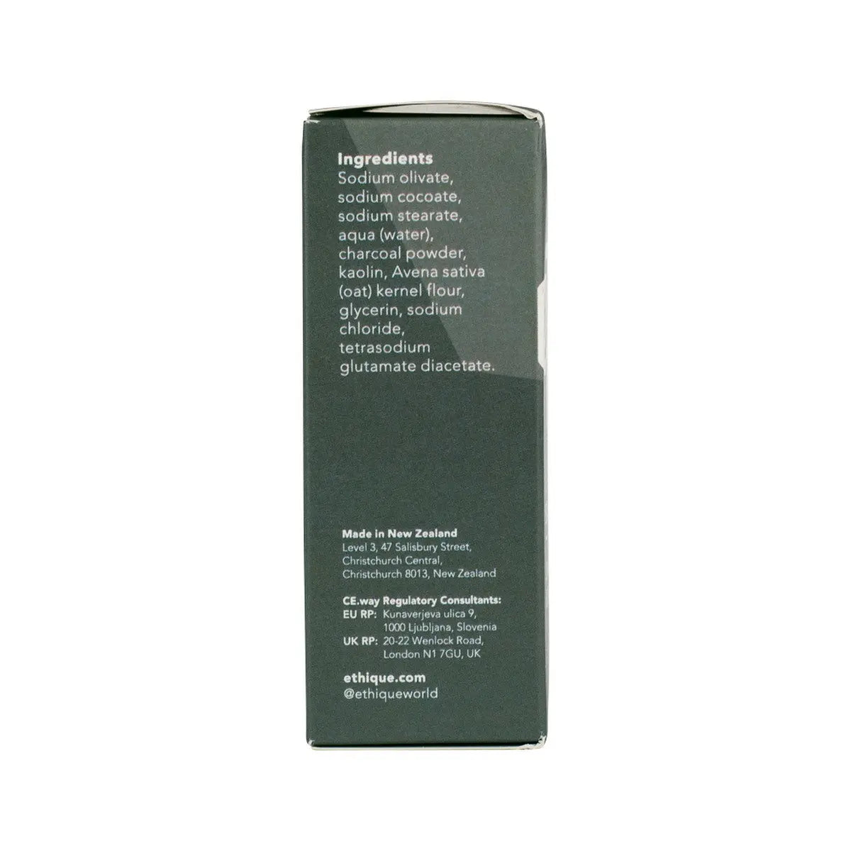 ETHIQUE Solid Bodywash Bar Charcoal, Kaolin & Oatmeal 120g ETHIQUE