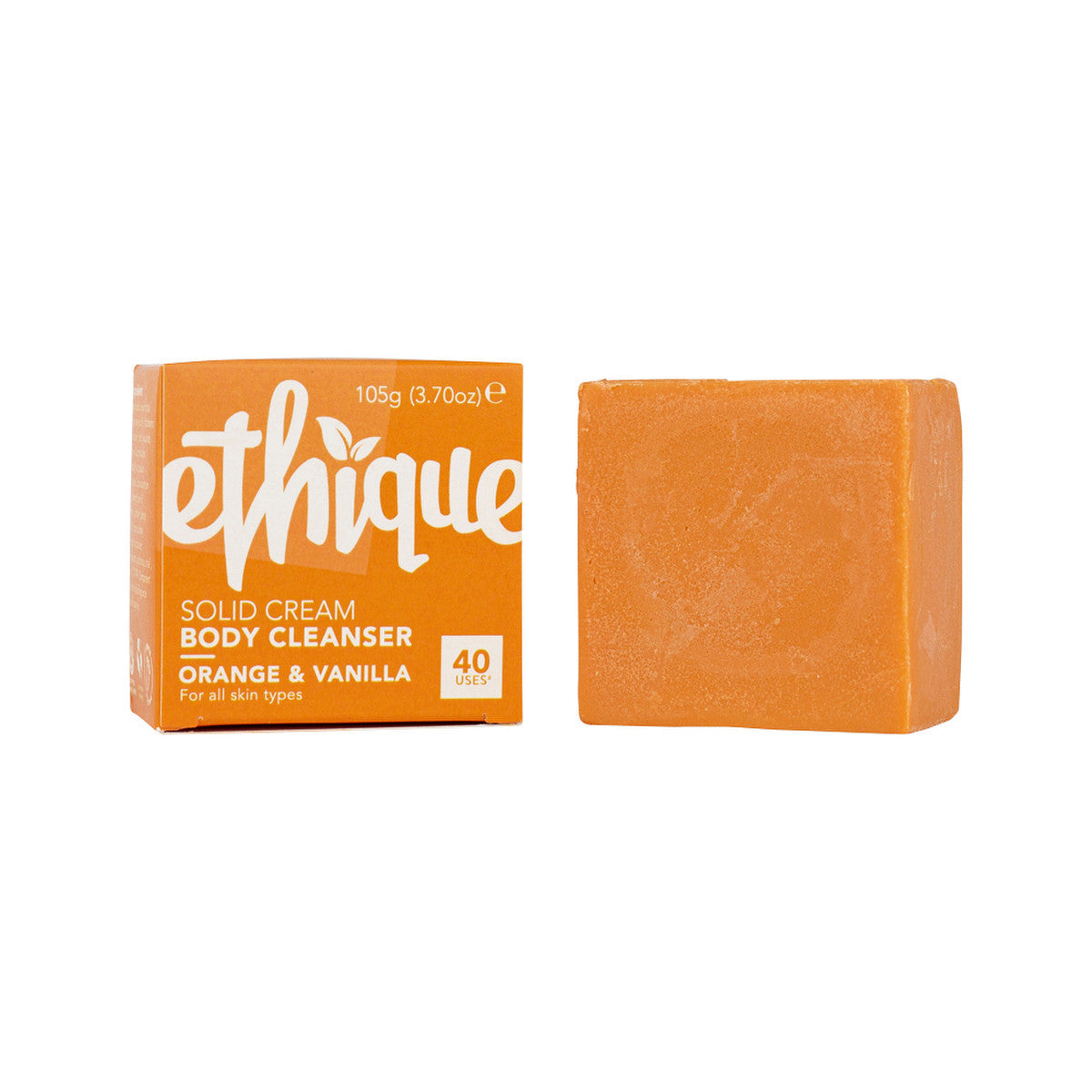 ETHIQUE Solid Cream Body Cleanser Orange & Vanilla 105g - Cutprice Online