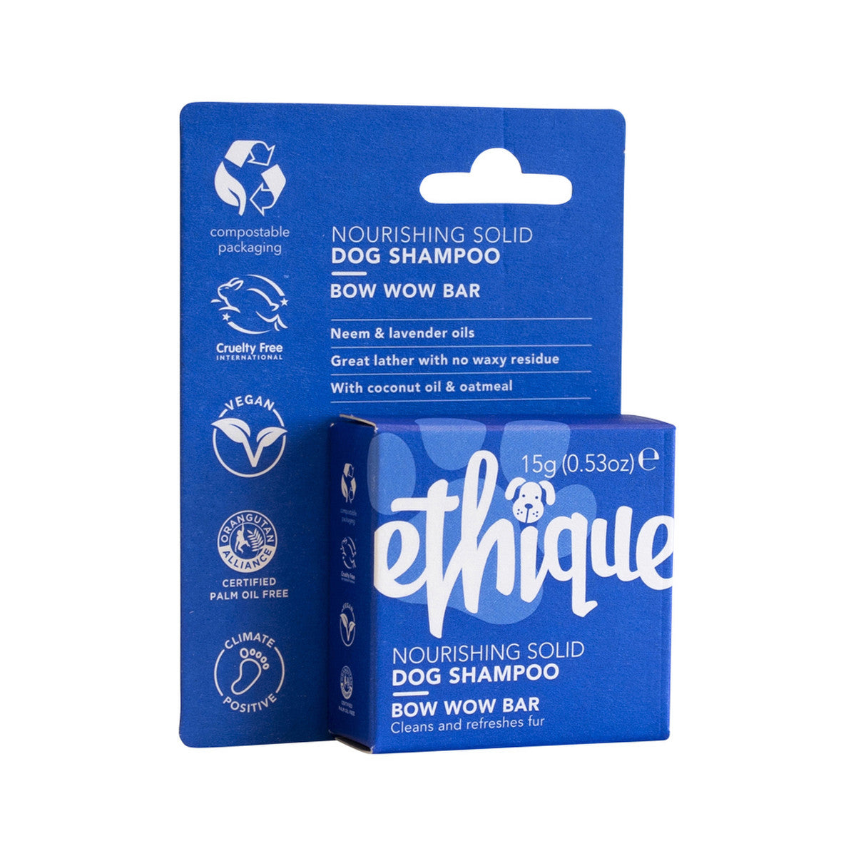 Ethique Dog Bar Shampoo Solid Bow Wow Bar 15g - Cutprice Online