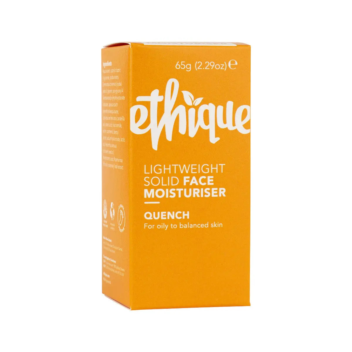 ETHIQUE Solid Face Cream Tube Quench - Balancing 65g ETHIQUE