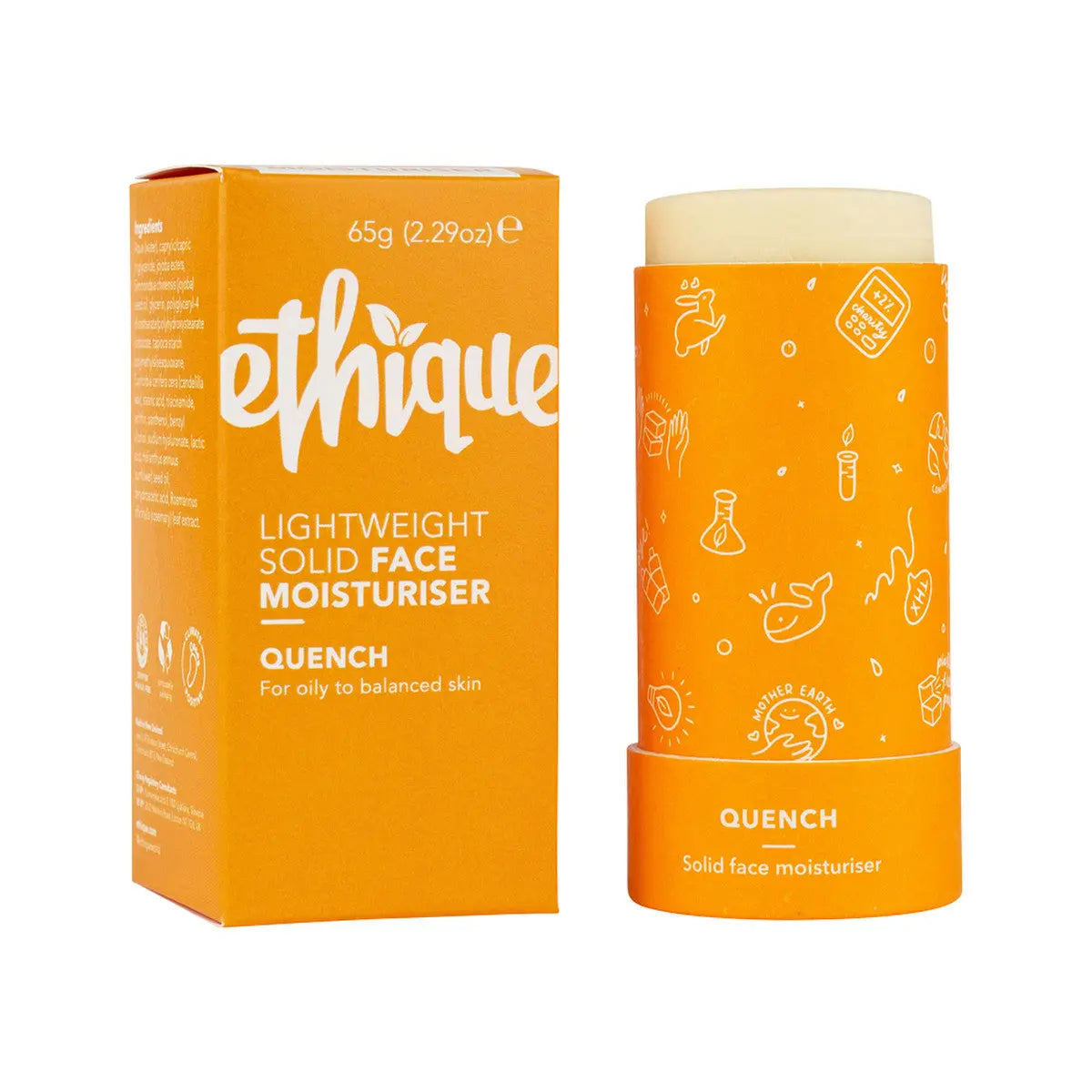 ETHIQUE Solid Face Cream Tube Quench - Balancing 65g ETHIQUE