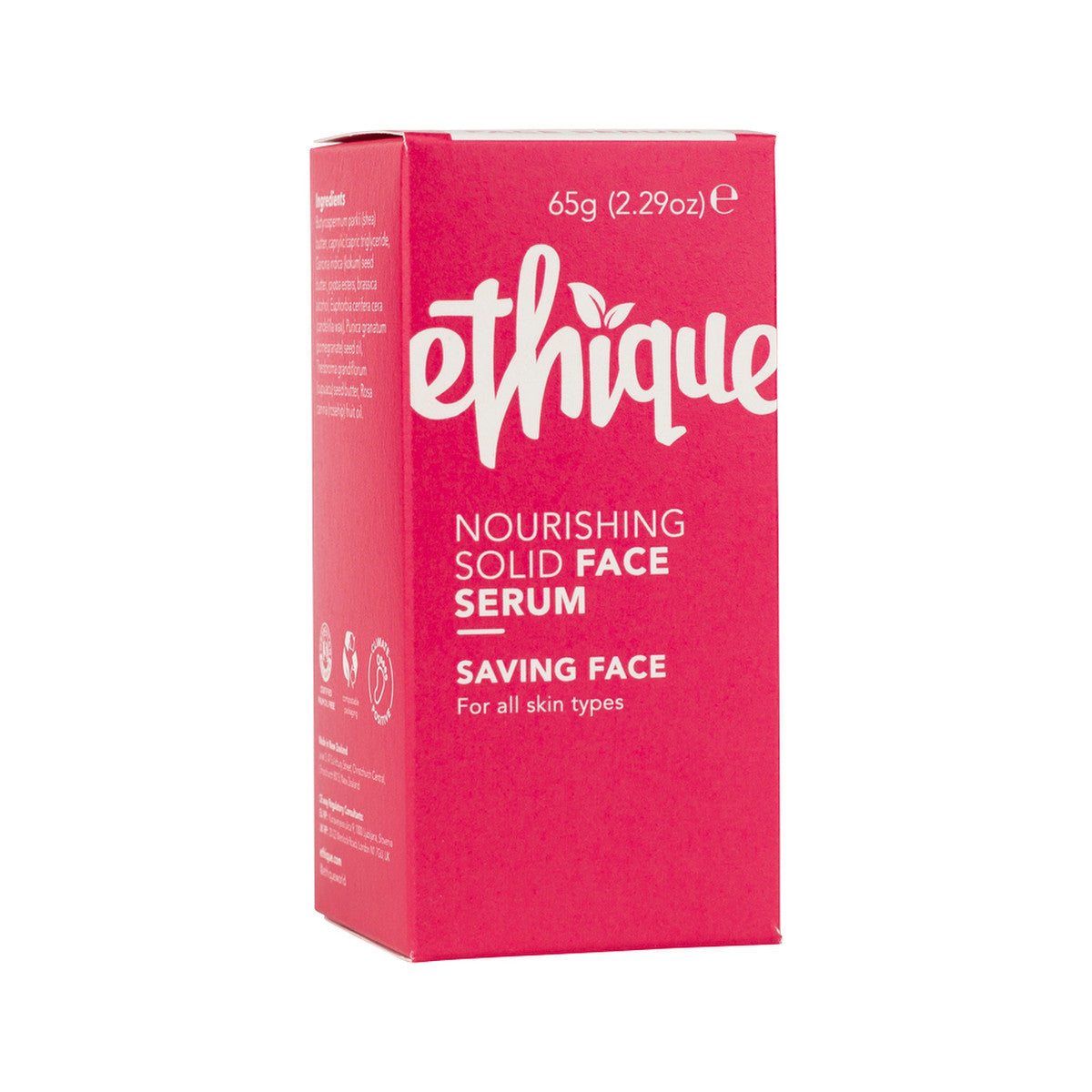 Ethique Face Serum Nourishing Solid Saving Face (For All Skin Types) 65g - Cutprice Online