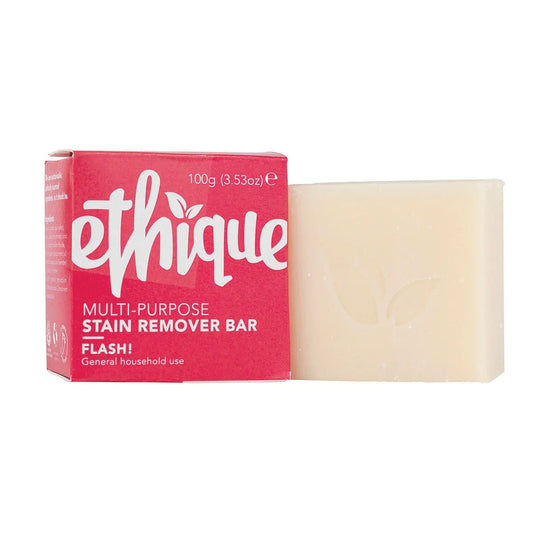 ETHIQUE Solid Laundry Bar & Stain Remover Flash 100g ETHIQUE