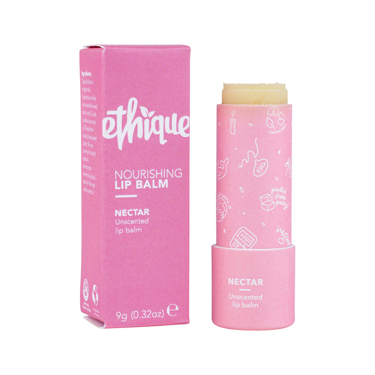 Ethique Lip Balm Nourishing Nectar Unscented 9g - Cutprice Online