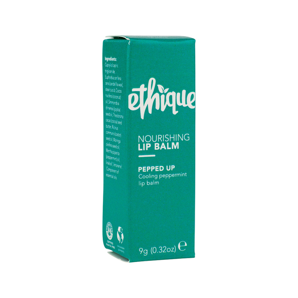 Ethique Lip Balm Nourishing Pepped Up Cooling Peppermint 9g - Cutprice Online