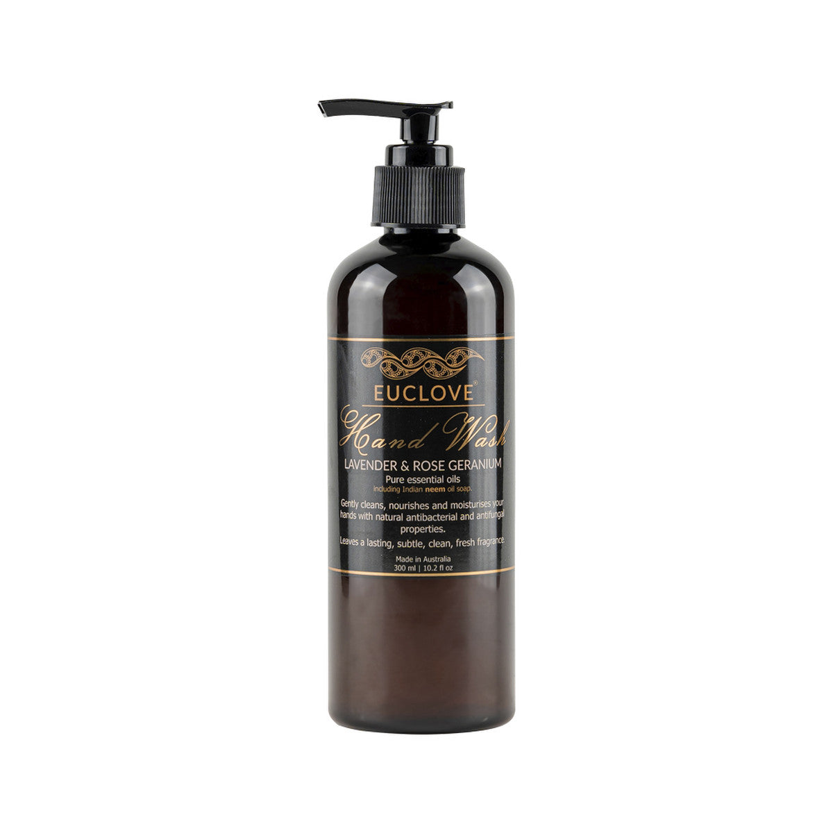 Euclove Hand Wash Lavender & Rose Geranium Pump 300ml EUCLOVE