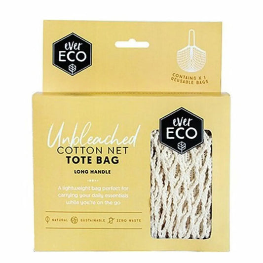 EVER ECO Tote Bag - Long Handle Organic Cotton Net 1 EVER ECO