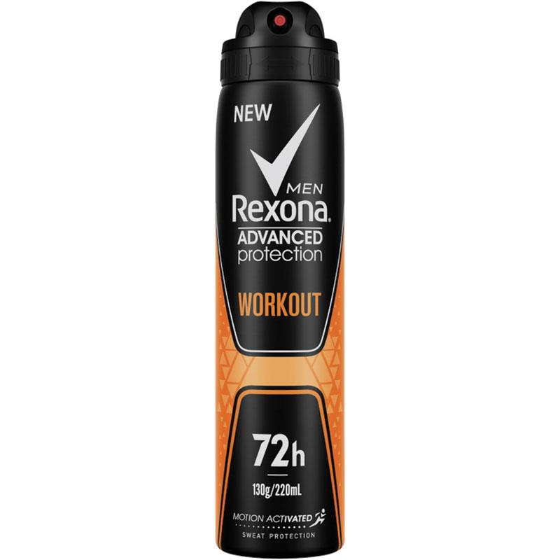 Rexona for Men Antiperspirant Advanced Workout 220ml - Cutprice Online
