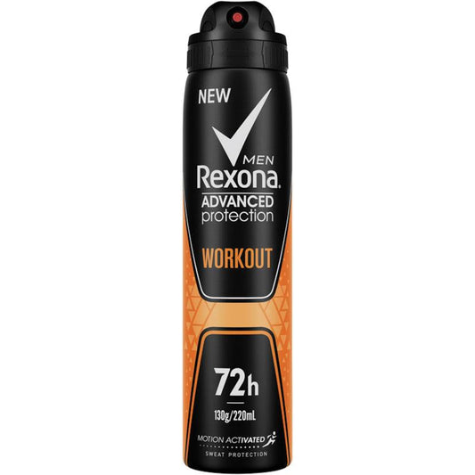 Rexona for Men Antiperspirant Advanced Workout 220ml - Cutprice Online