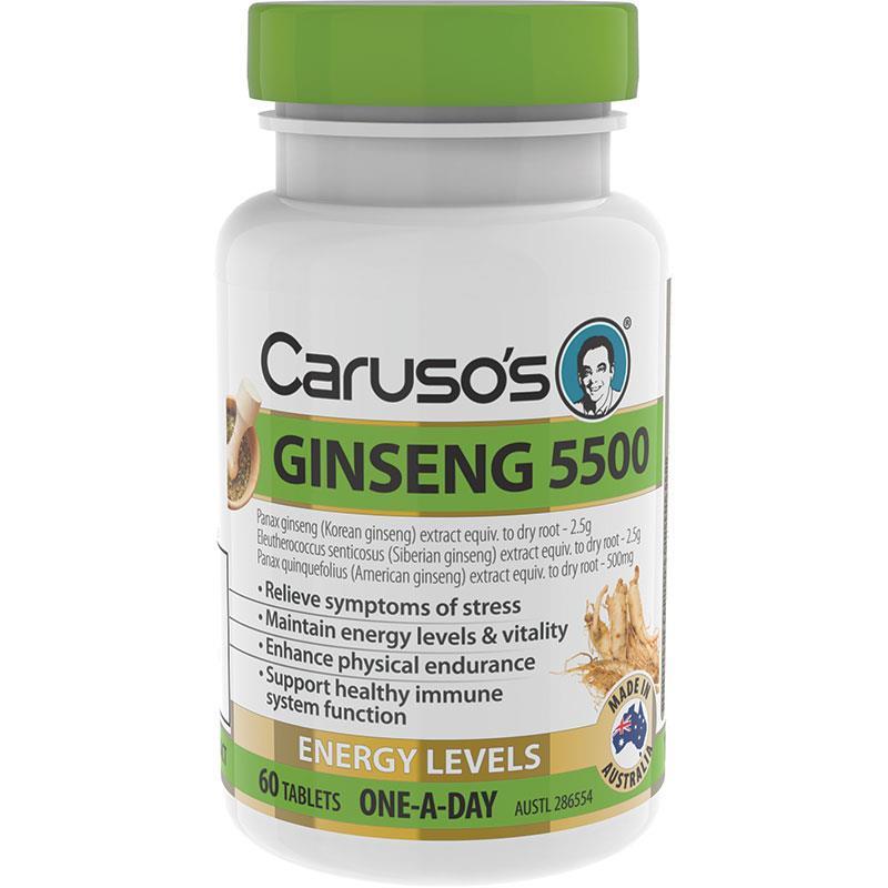 Caruso's Natural Health One a Day Ginseng 5500 60 Tablets - Cutprice Online