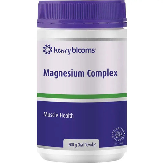 Henry Blooms Magnesium Complex Powder 200g HENRY BLOOMS