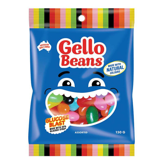 Gello Beans Assorted 150g - Cutprice Online