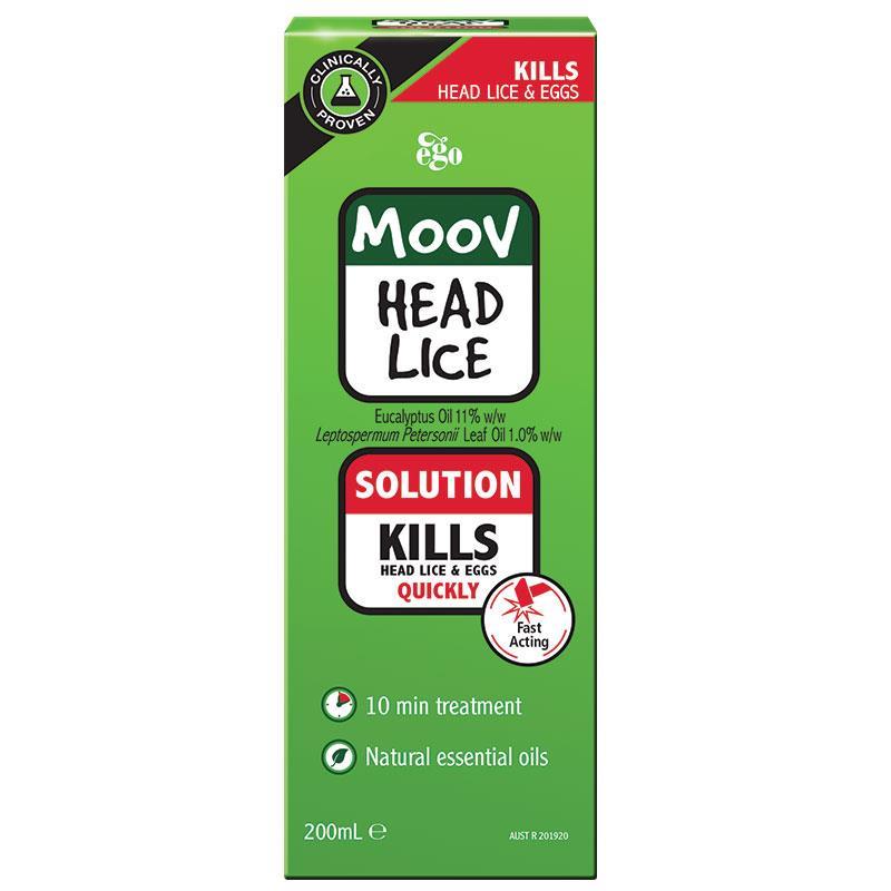 Ego Moov Head Lice Solution 200ml - Lice/Nits - Cutprice Online