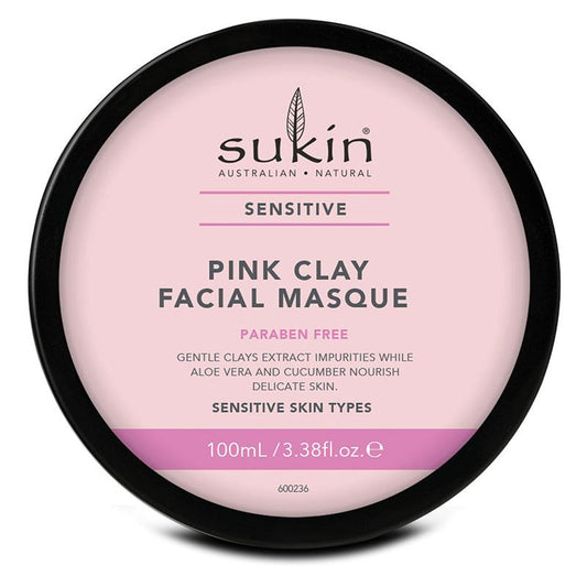 Sukin Pink Clay Facial Masque 100ml - Cutprice Online