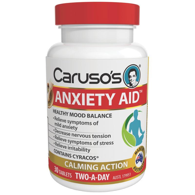 Caruso’s Anxiety Aid 30 Tablets - Cutprice Online