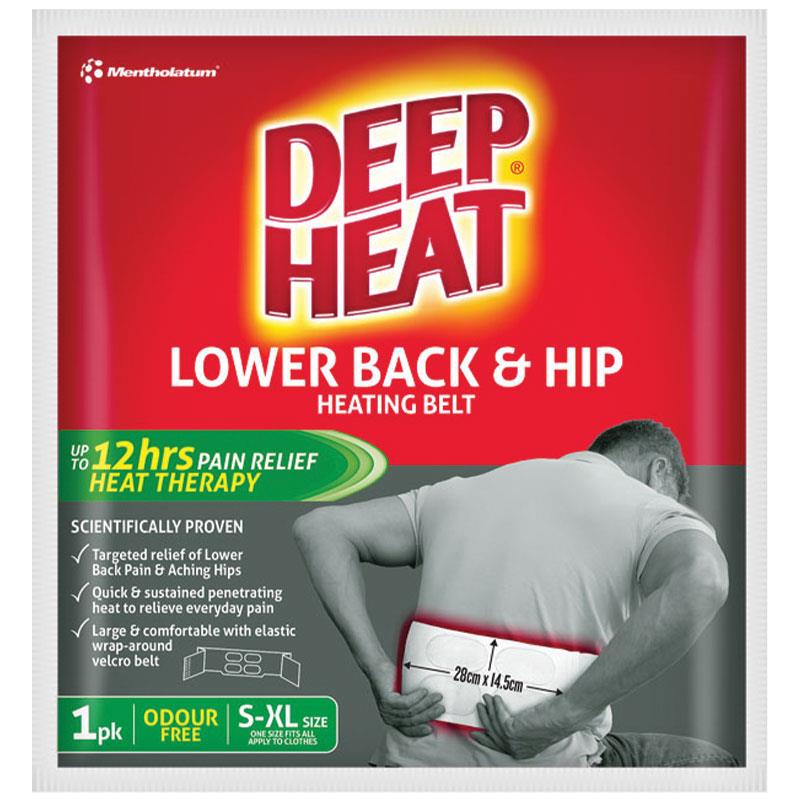 Deep Heat Lower Back & Hip Heating Belt 1 Pack - Cutprice Online