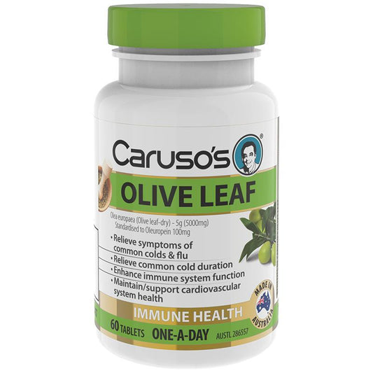 Caruso's Natural Health One a Day Olive Leaf 60 Tablets - Cutprice Online